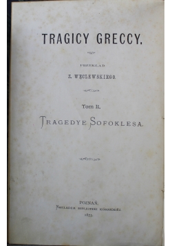 Tragicy Greccy 1875 r.