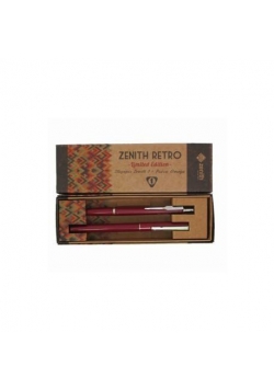 Komplet Zenith+ Omega retro w etui bordo ZENITH