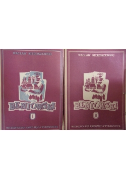 Beniowski, tom I / Beniowski, tom II. Zestaw dwóch książek, 1949 r.