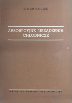 Absorpcyjne urządzenia chłodnicze