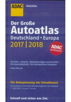 AutoAtlas ADAC. Deutschland, Europa 2017/2018