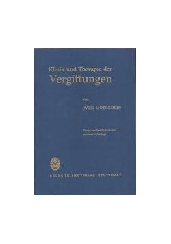 Klinik und Therapie der Vergiftungen