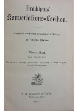 Brockhaus' Ronverlations - Lexikon, tom 3, 1892 r.
