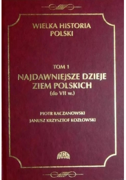 Najdawniejsze dzieje ziem polskich tom I