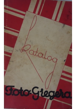Katalog ,cz.I ,na rok 1931-32