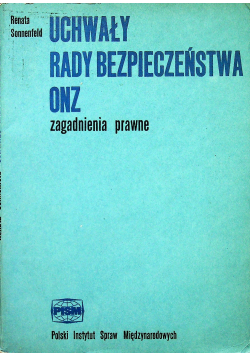 Uchwały rady bezpieczeństwa ONZ