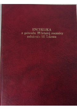 Encyklika z powodu 700-letniej rocznicy założenia III zakonu