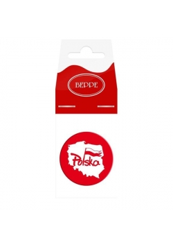 Magnes okrągły mapa Polski