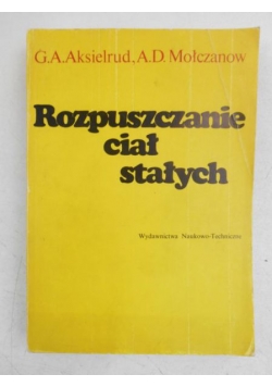 Rozpuszczanie ciał stałych
