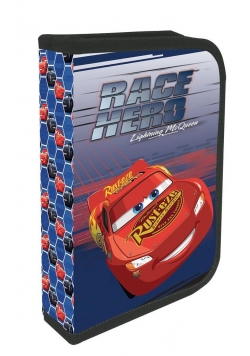 Piórnik 1 suwak 2 klapkowy Cars 3