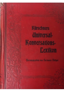 Kurschners universal=konversations=lexikon, 1906 r.