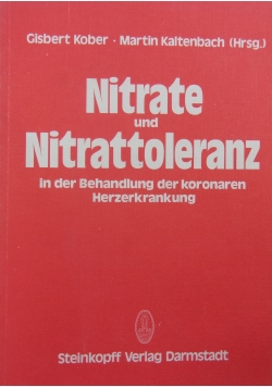Nitrate und Nitrattoleranz