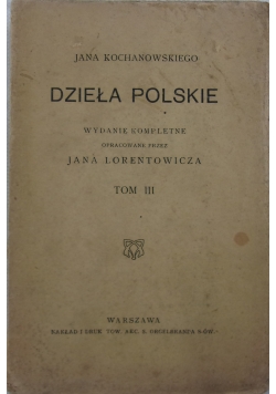 Dzieła polskie, 1919 r.