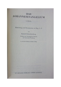 Das Johannesvangelium