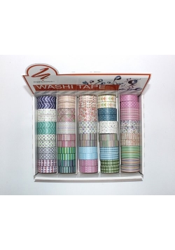 Washi Tape Narcissus mix 60 sztuk
