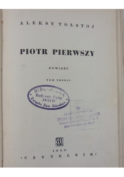 Piotr piewszy,1950r.
