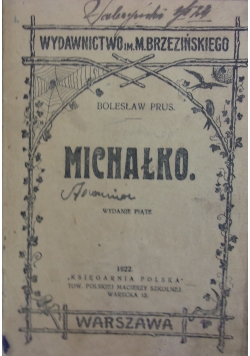 Michałko, 1922 r.
