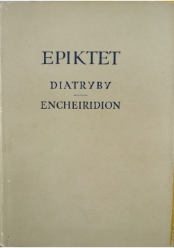 Epiktet  Diatryby Encheiridion