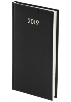 Kalendarz 2019 A6 Tygodniowy Albit Czarny