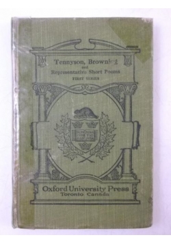 Tennyson Browning and Representative Short Poems, 1931 r.