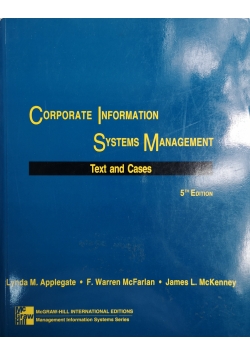 Corporate Information Systems Management Text and Cases