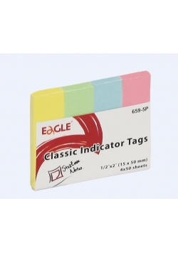 Notes samoprzylepny 20x50 zakładka 652-5P EAGLE