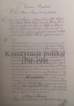 Konstytucje polskie 1791-1991