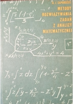 Metody rozwiązywania zadań z analizy matematycznej