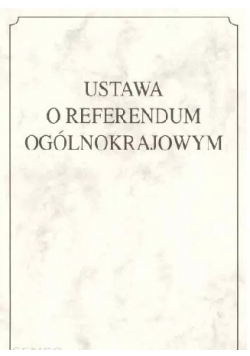 Ustawa o referendum ogólnokrajowym