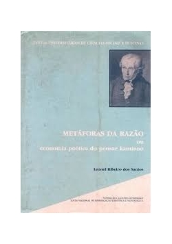 Metaforas da razao ou economia poetica do pensar kantiano