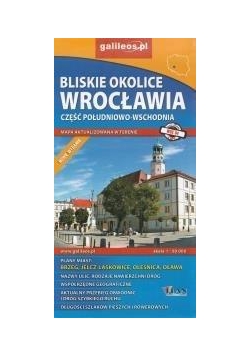 Mapa - Bliskie okolice Wrocławia cz. połud-wsch.