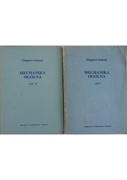 Mechanika ogólna, cz 1 i 2