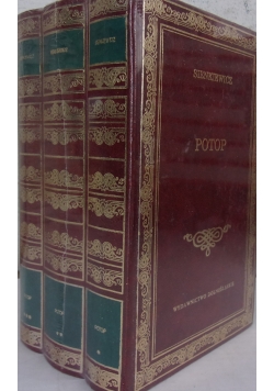 Potop ,zestaw 3 książek ,Nowa