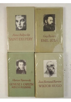 Barrere Jean-Bertrand, Bukowska Anna, Toporowski Marian - Emil Zola / Wiktor Hugo / Saint-Exupery / Geniusz i caryzm. Rzecz o Puszkinie
