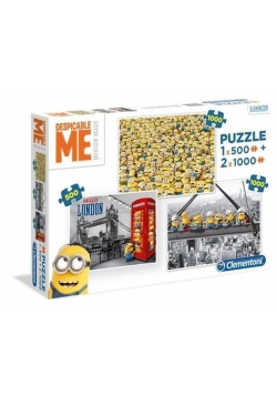 Puzzle 1x500 + 2x1000 el. Minionki