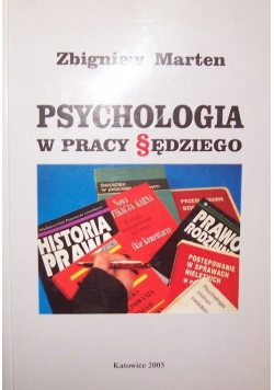 Psychologia w pracy sędziego z autografem