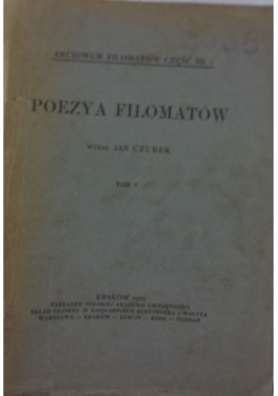 Poezja filomatów, 1922 r.