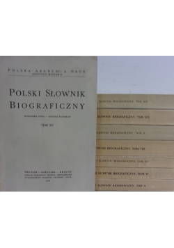 Polski słownik biograficzny,zestaw 8 książek