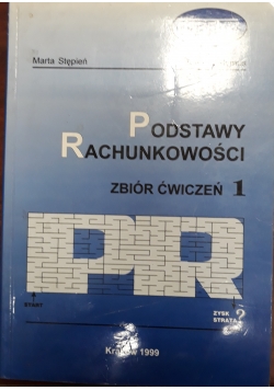 Podstawy rachunkowości , zbiór ćwiczeń 1