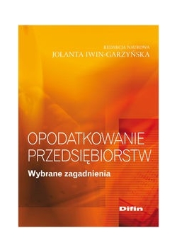 Opodatkowanie przedsiębiorstw