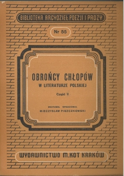 Obrońcy Chłopów w literaturze Polskiej, część2, 1948