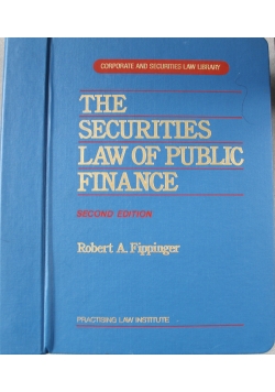The securities law of public finance