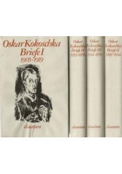 Oskar Kokoschka Briefe ,Tom I-IV