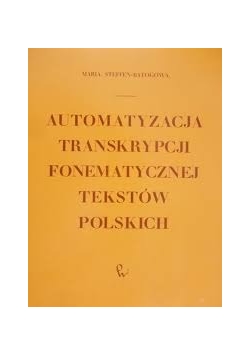 Automatyzacja Transkrypcji Fonematycznej