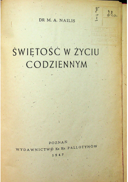 Świętość w życiu codziennym 1947 r