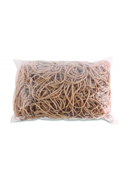 Gumki recepturki średnica 80mm 1000g zgrzewka naturalne Office Produsts
