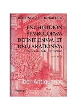 Enchiridion Symbolorum definitionum et declarationum