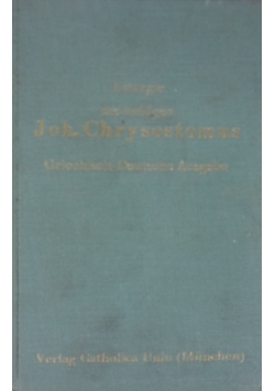 Chrysostomus Johannes. D. Plazidus de Meester ((HG)