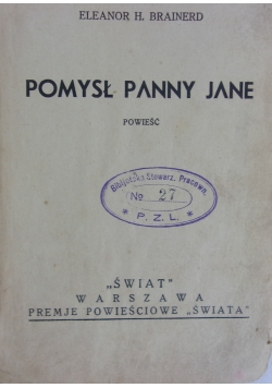 Pomysł panny  Jane