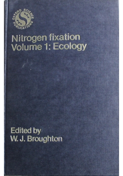 Nitrogen fixation Volume 1 Ecology